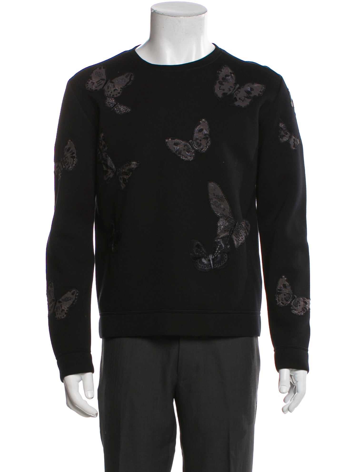 Valentino Rockstud Accents Graphic Print Pullover