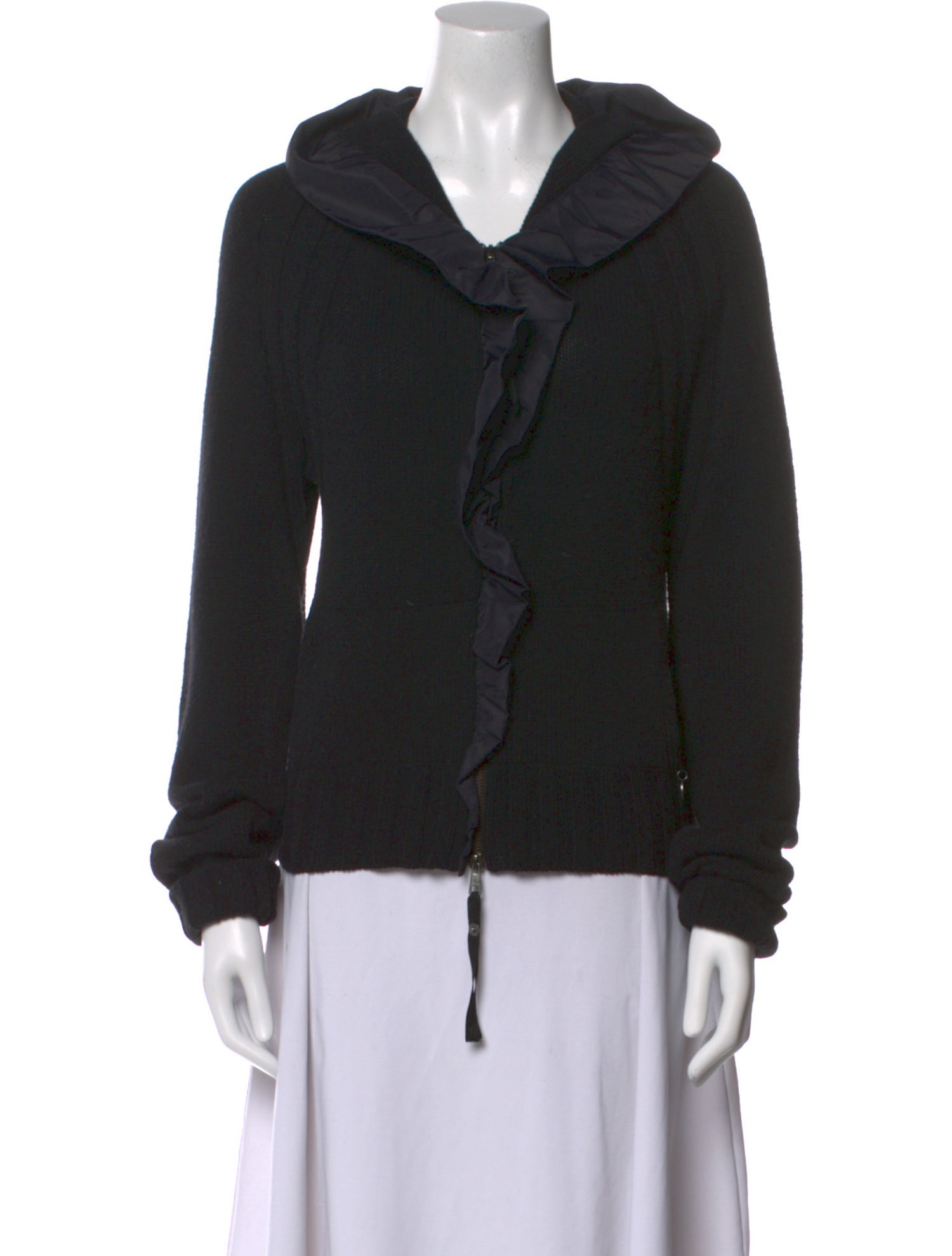 Valentino Virgin Wool Cowl Neck Sweater