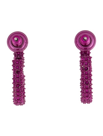 Valentino Crystal VLogo Signature Earrings