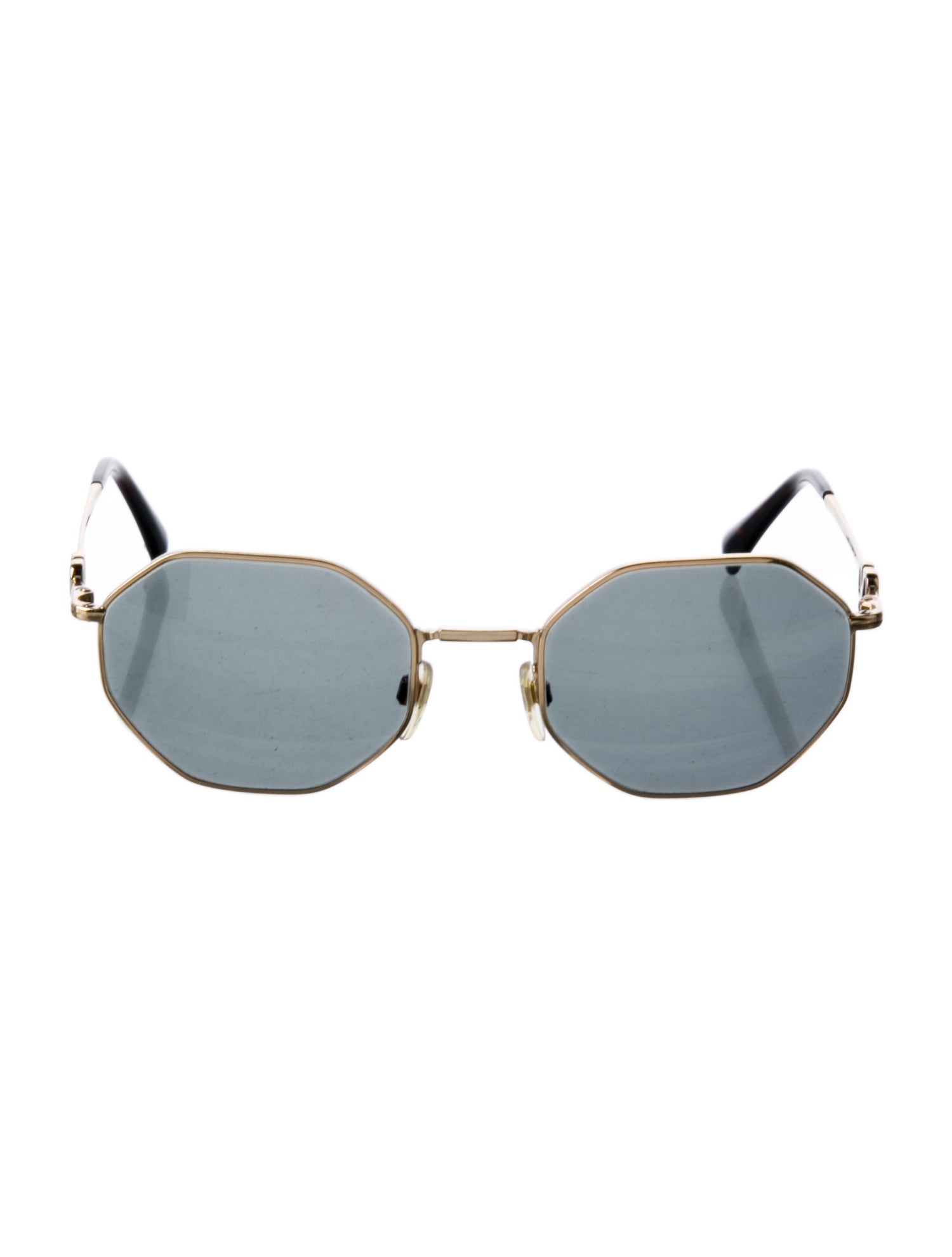Valentino Rockstud Accents Round Sunglasses