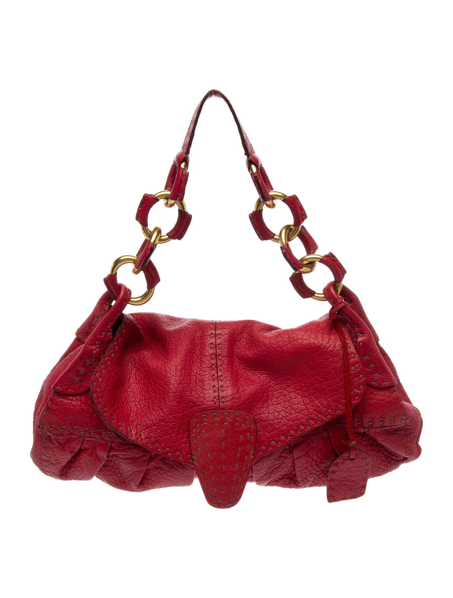 Valentino Leather Shoulder Bag Vintage