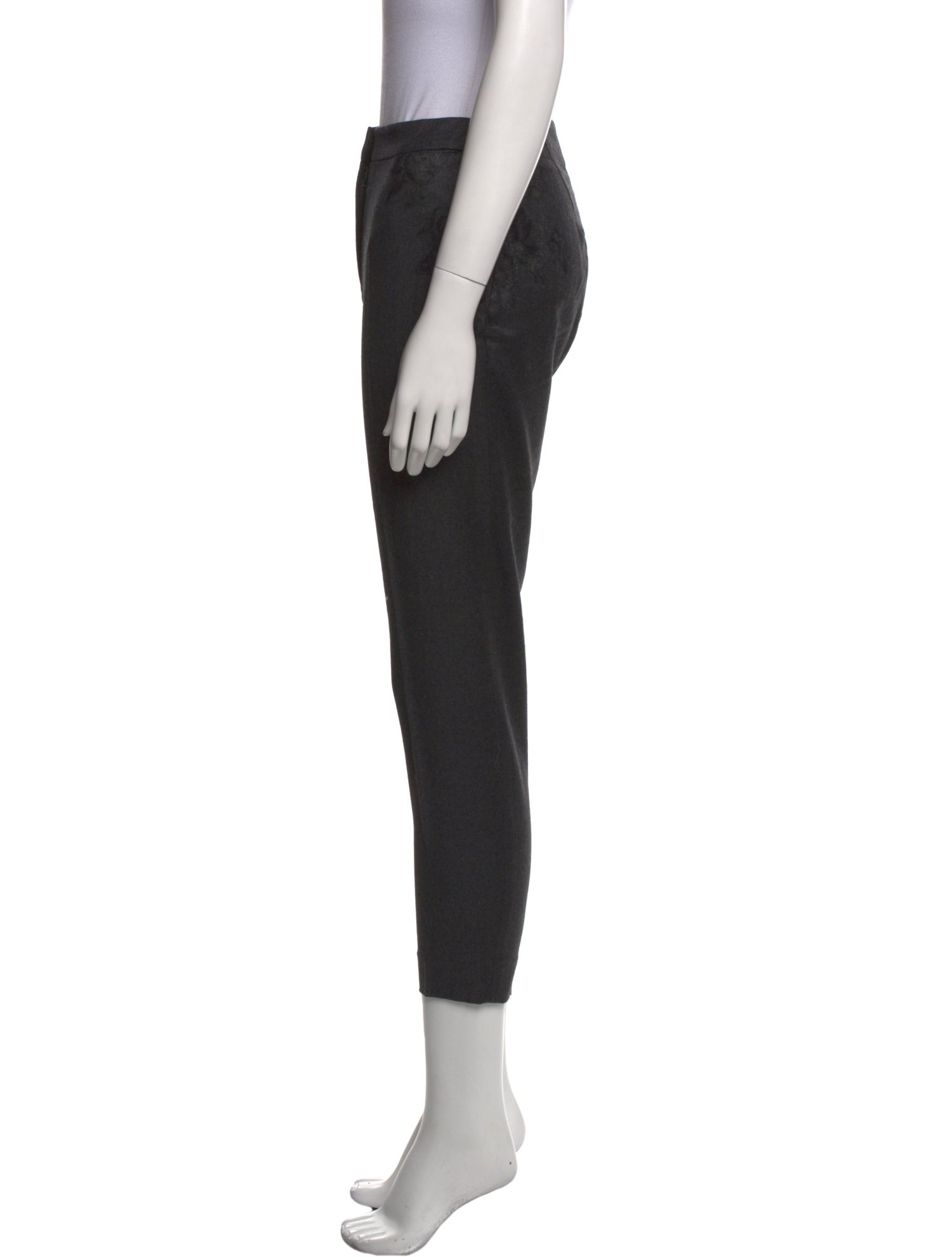 Valentino Virgin Wool Skinny Leg Pants