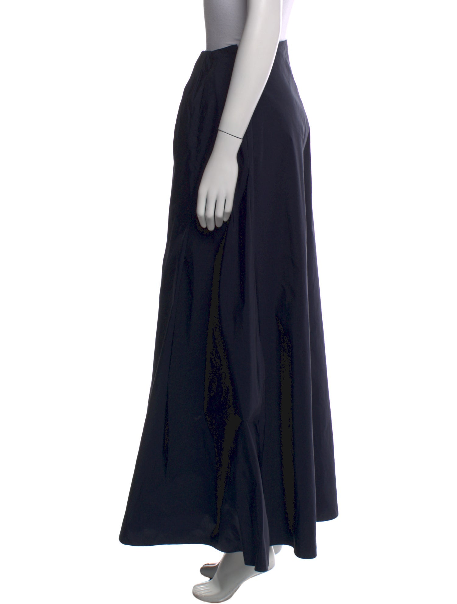 Valentino Grosgrain Trim Long Skirt