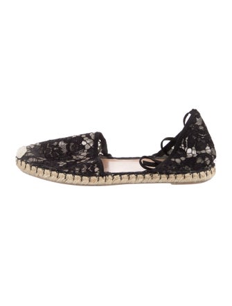 Valentino Lace Lace Pattern Espadrilles