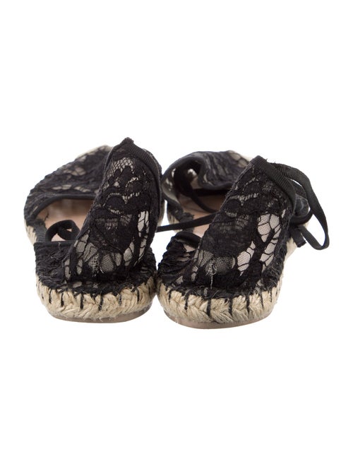 Valentino Lace Lace Pattern Espadrilles