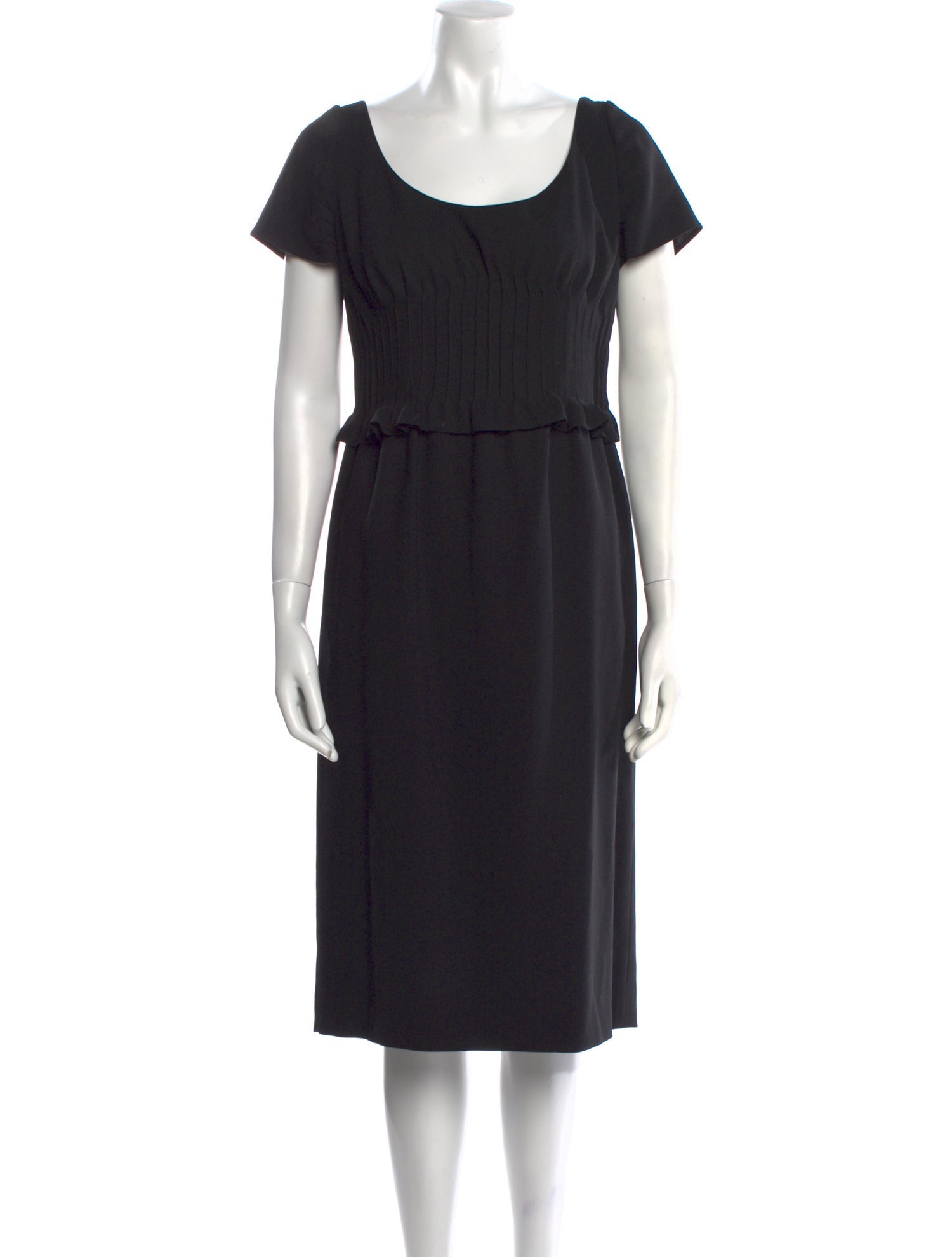 Valentino Virgin Wool Midi Length Dress