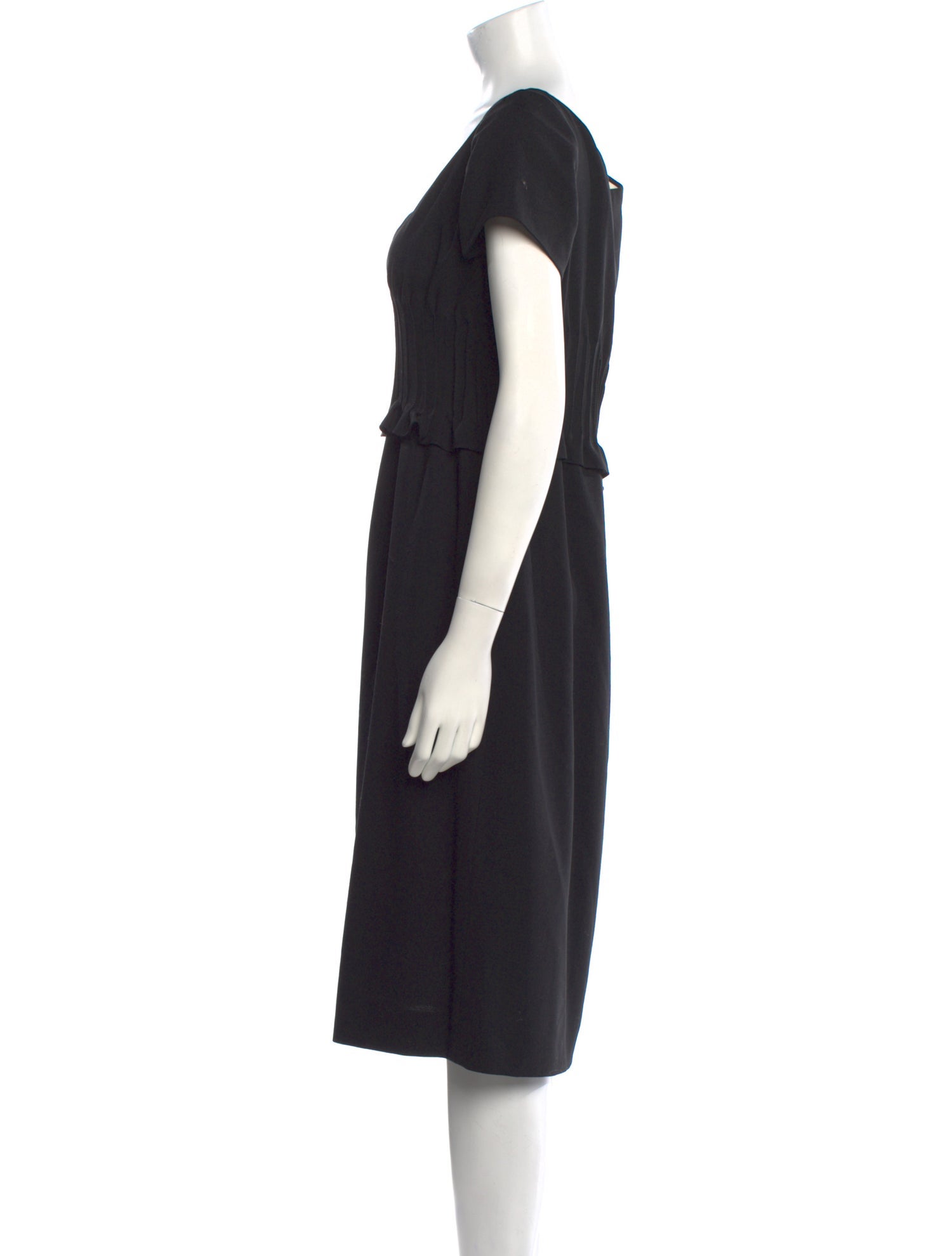 Valentino Virgin Wool Midi Length Dress