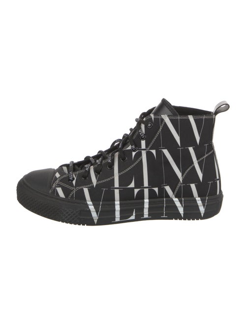 Valentino Canvas Printed Sneakers