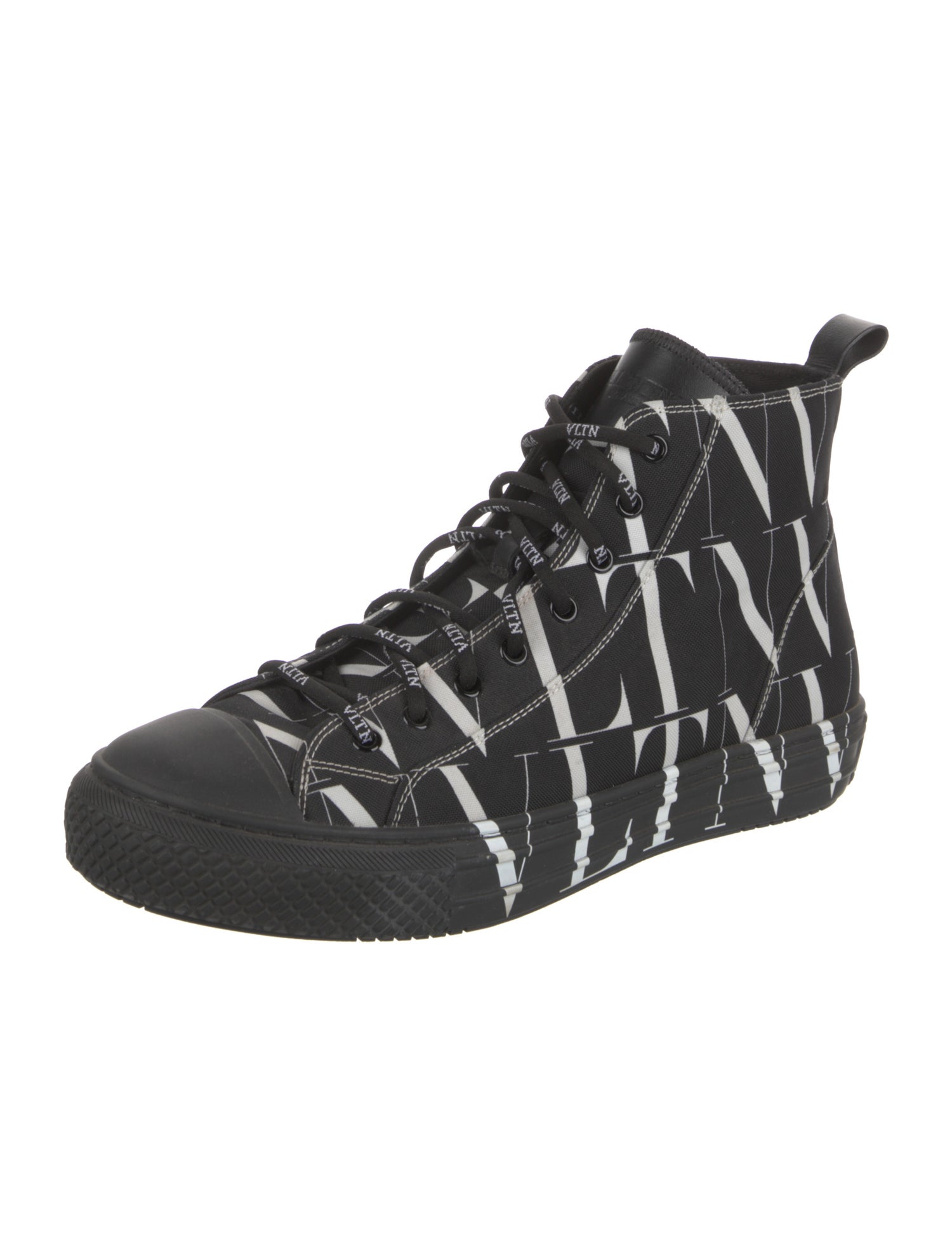 Valentino Canvas Printed Sneakers