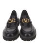 Valentino Signature Logo Leather Loafers
