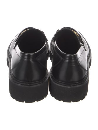Valentino Signature Logo Leather Loafers