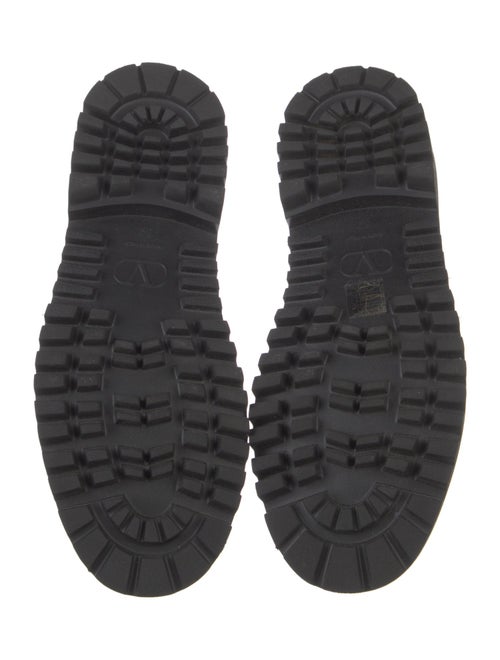 Valentino Signature Logo Leather Loafers