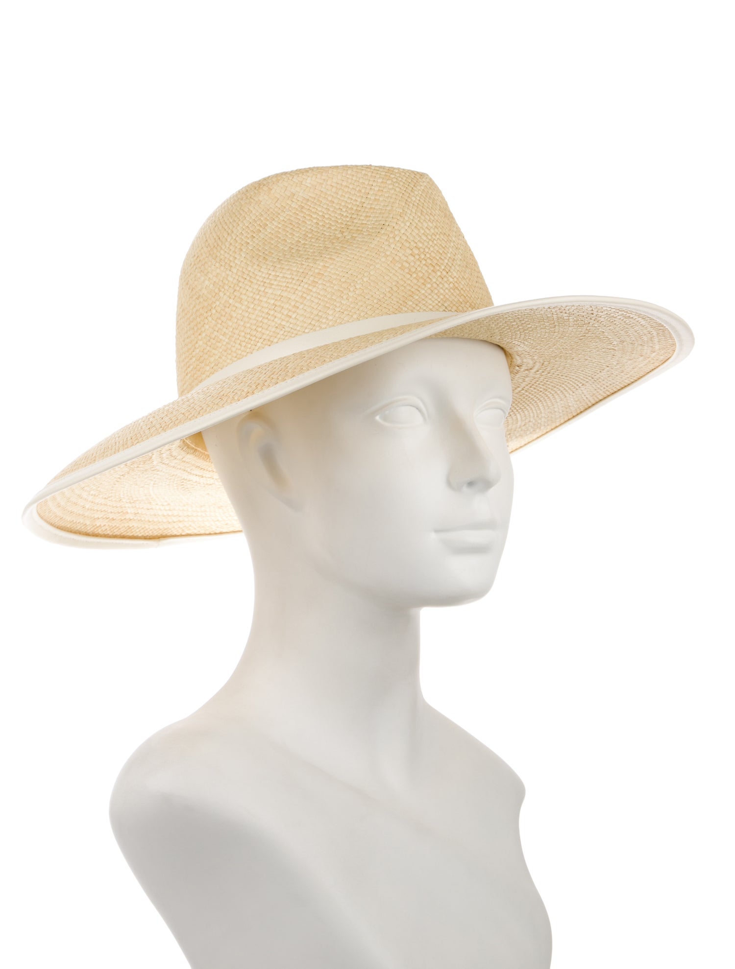 Valentino Neutral Straw Hat w/Tags