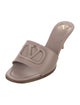 Valentino Leather Slides