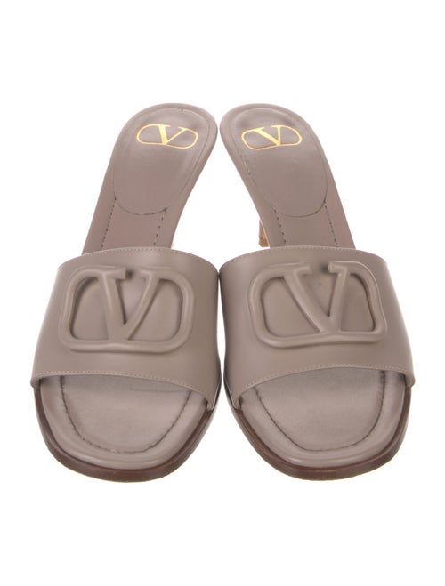 Valentino Leather Slides