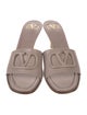 Valentino Leather Slides