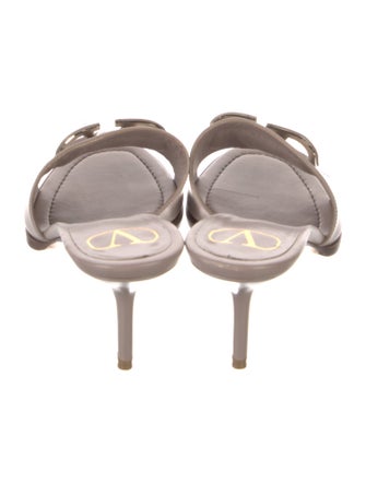 Valentino Leather Slides