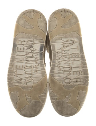 Valentino Canvas Graphic Print Sneakers