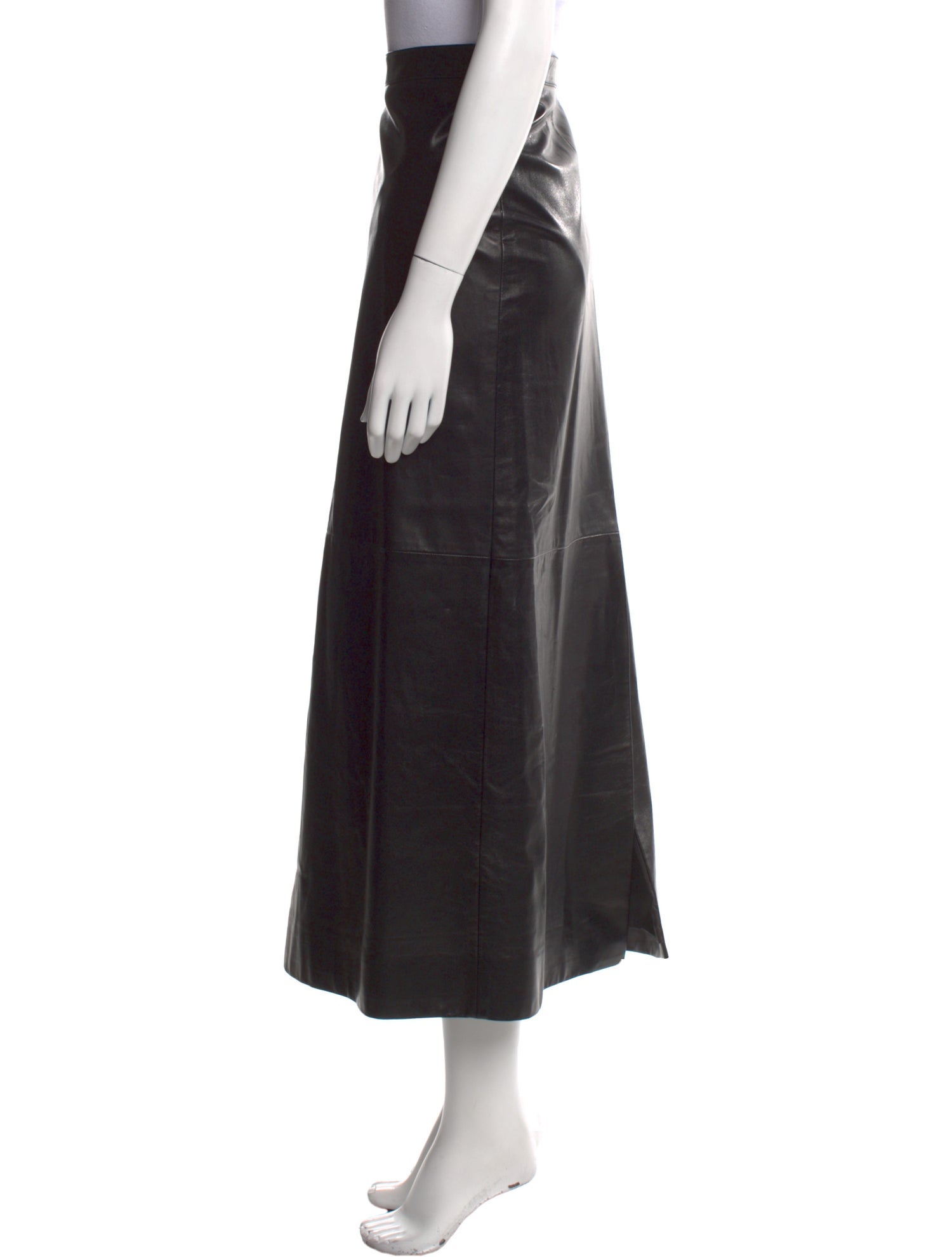 Valentino Leather Midi Length Skirt w/ Tags