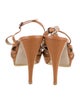 Valentino Leather Leather Trim Embellishment T-Strap Pumps