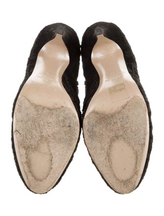 Valentino Suede Patterned Boots