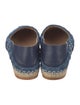 Valentino Rockstud Accents Denim Espadrilles