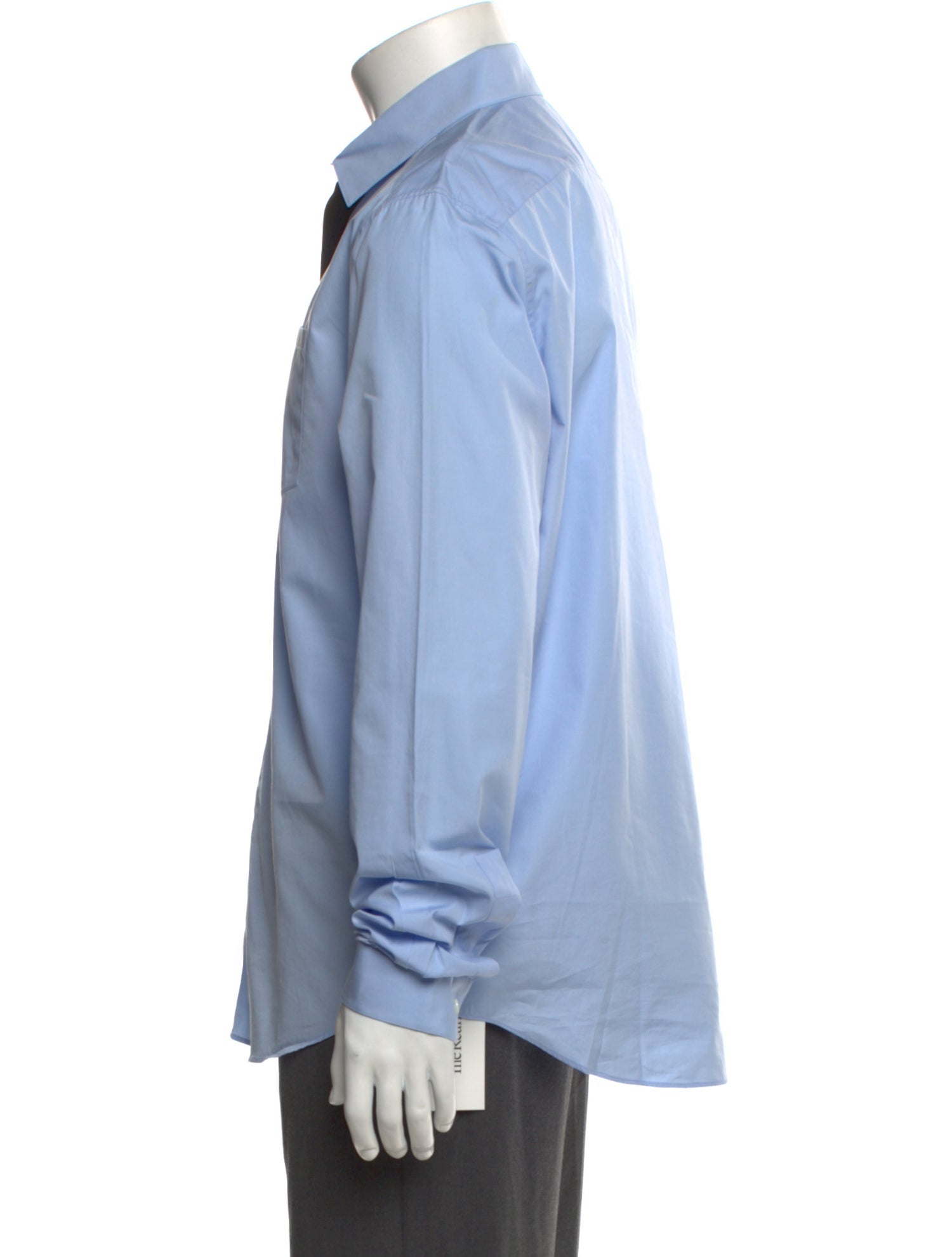 Valentino Colorblock Pattern Long Sleeve Dress Shirt