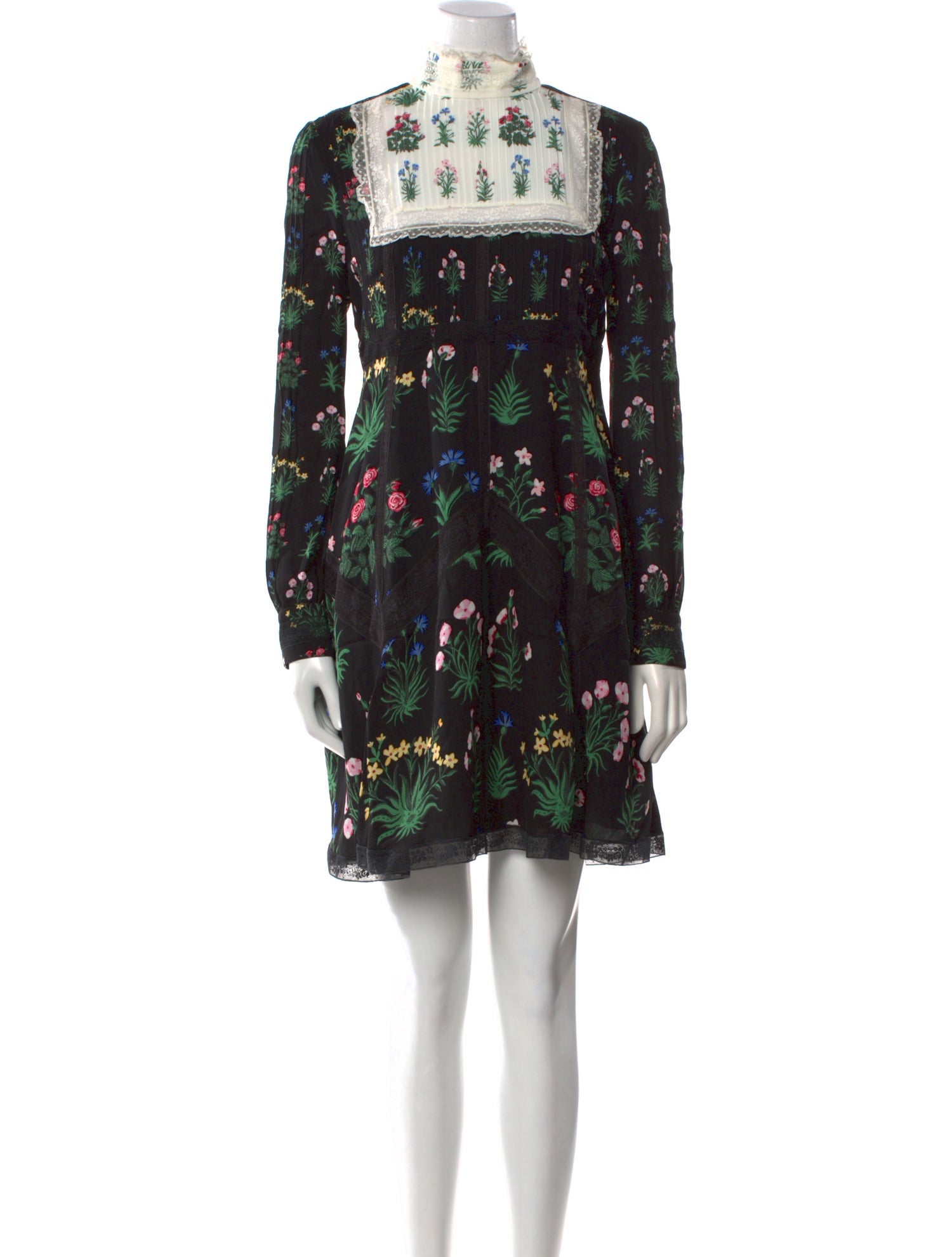 Valentino Floral Print Mini Dress