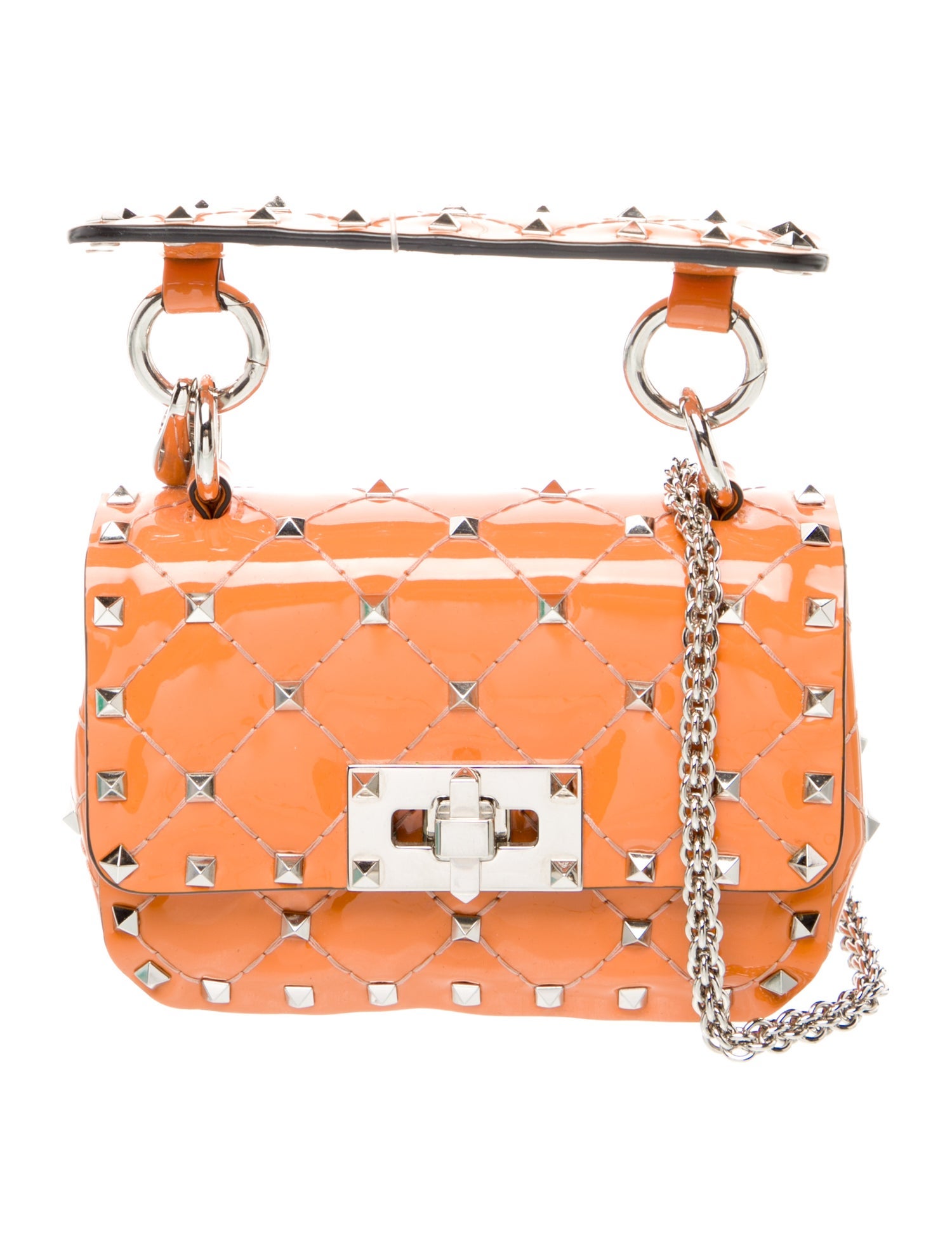 Valentino Rockstud Top Handle Bag