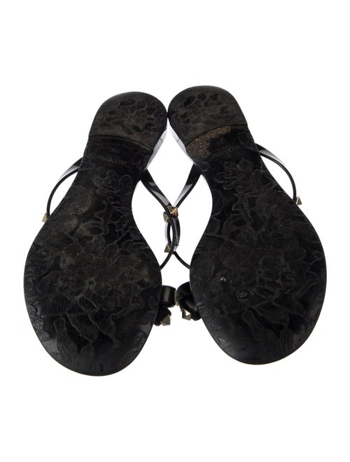 Valentino Rockstud Accents Rubber Slides