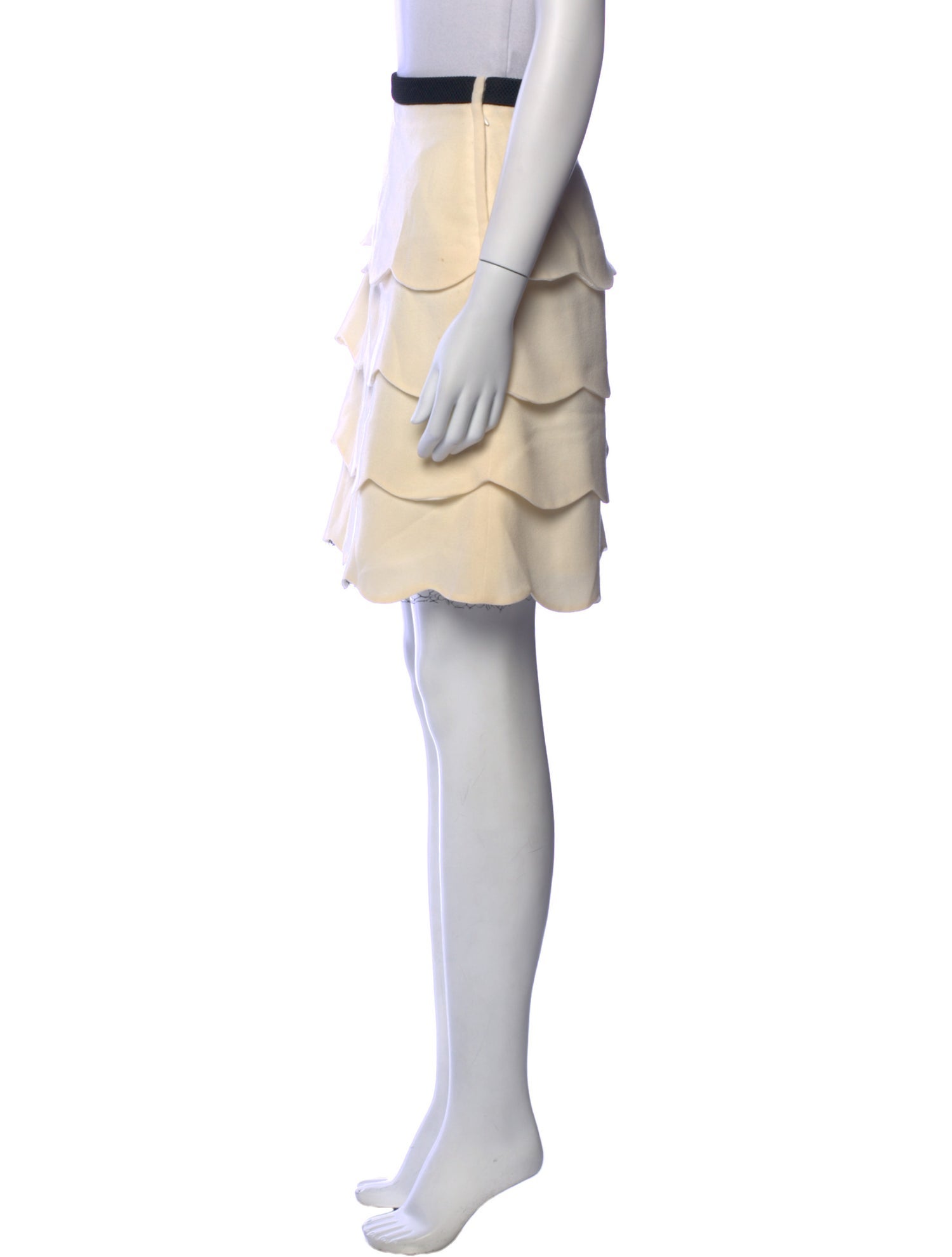 Valentino Virgin Wool Knee-Length Skirt