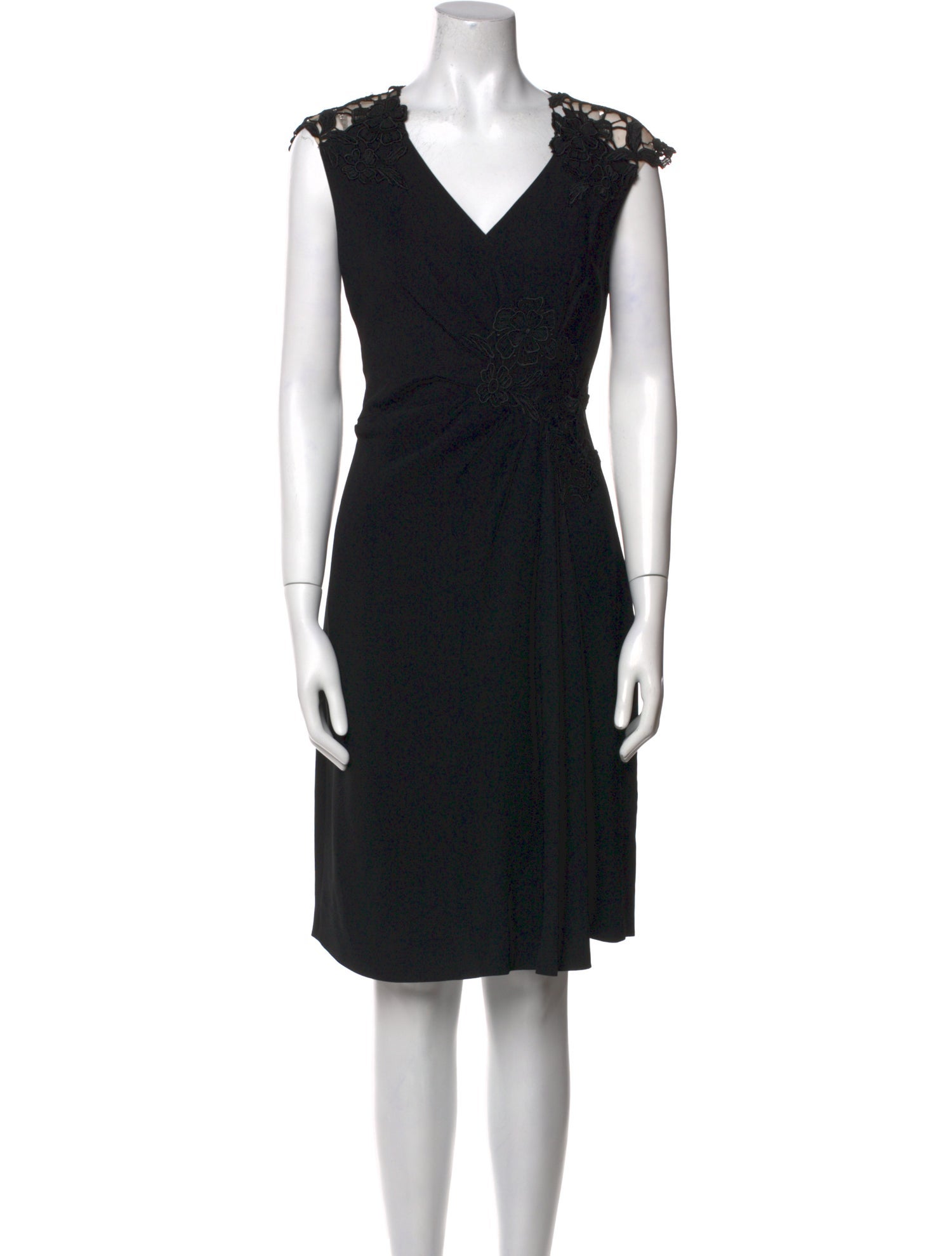 Valentino Virgin Wool Knee-Length Dress