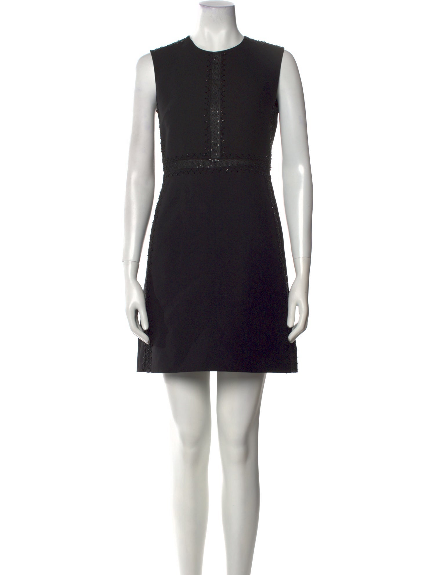 Valentino Crew Neck Mini Dress