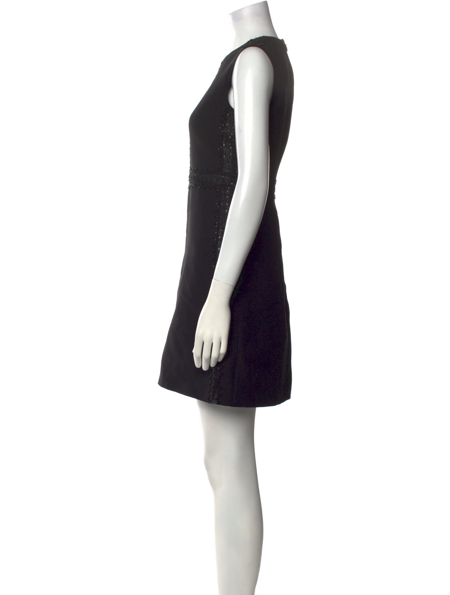 Valentino Crew Neck Mini Dress