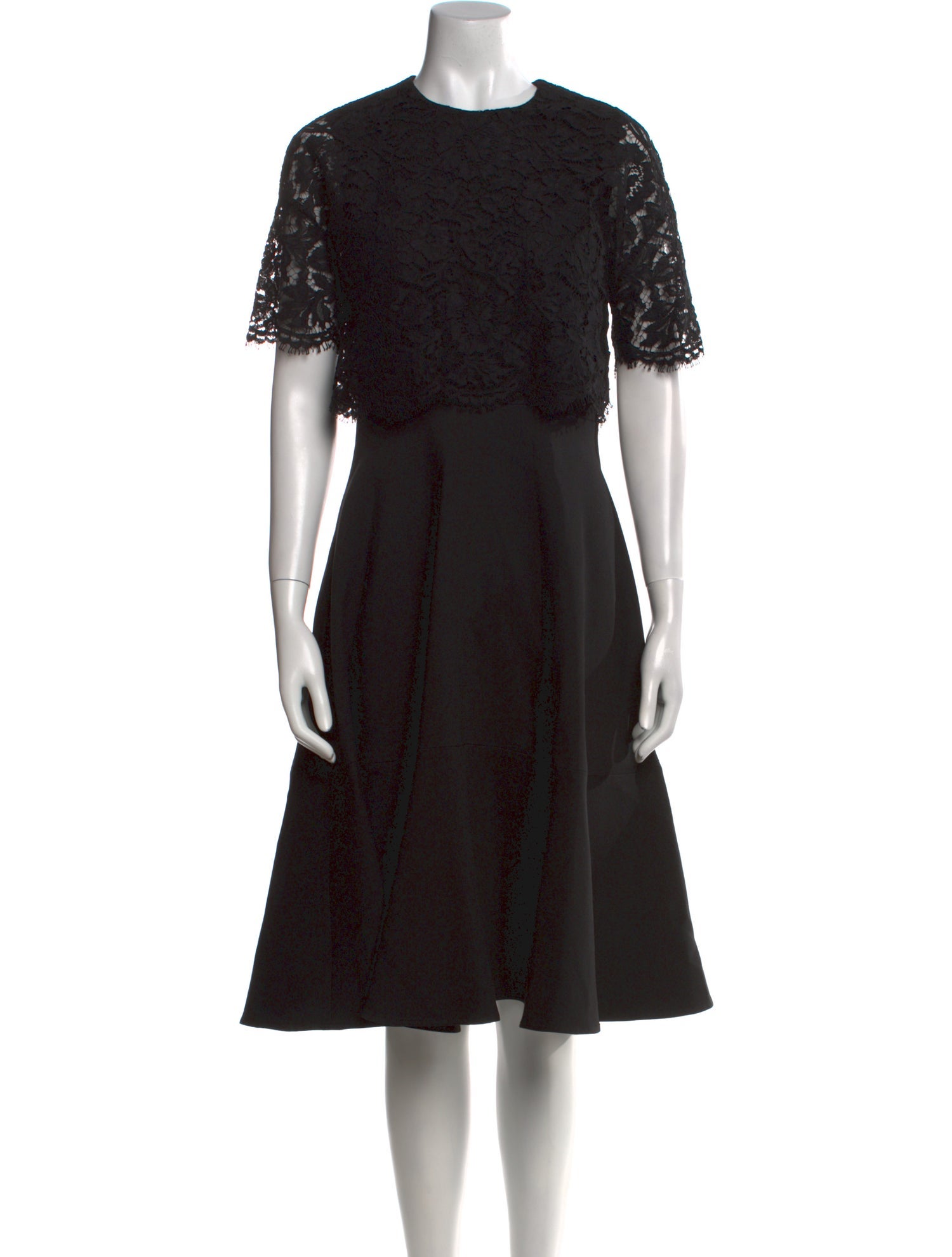 Valentino Virgin Wool Midi Length Dress