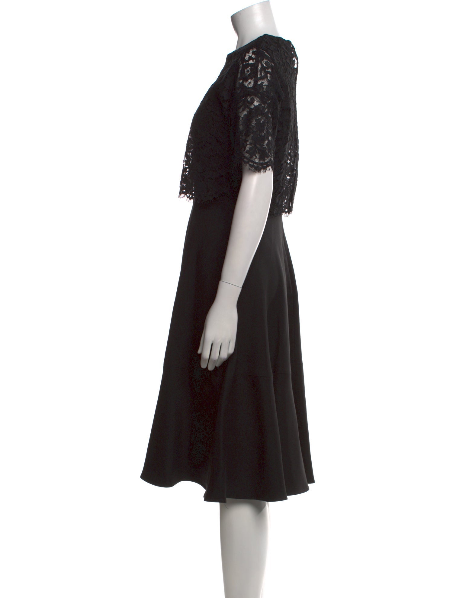 Valentino Virgin Wool Midi Length Dress
