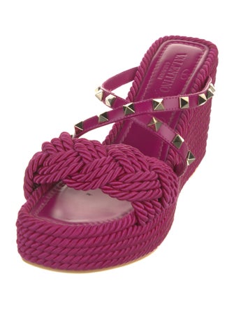 Valentino Rockstud Accents Studded Accents Espadrilles