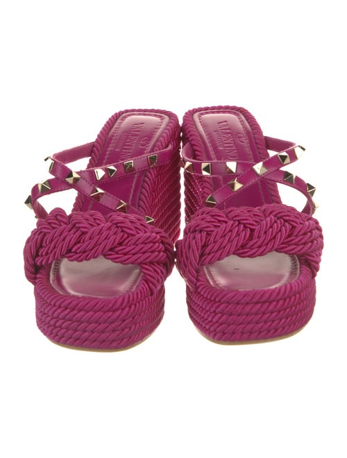 Valentino Rockstud Accents Studded Accents Espadrilles