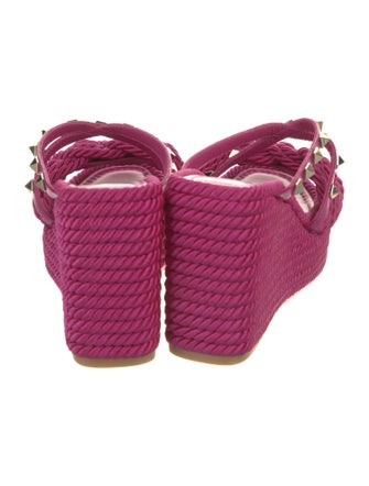 Valentino Rockstud Accents Studded Accents Espadrilles