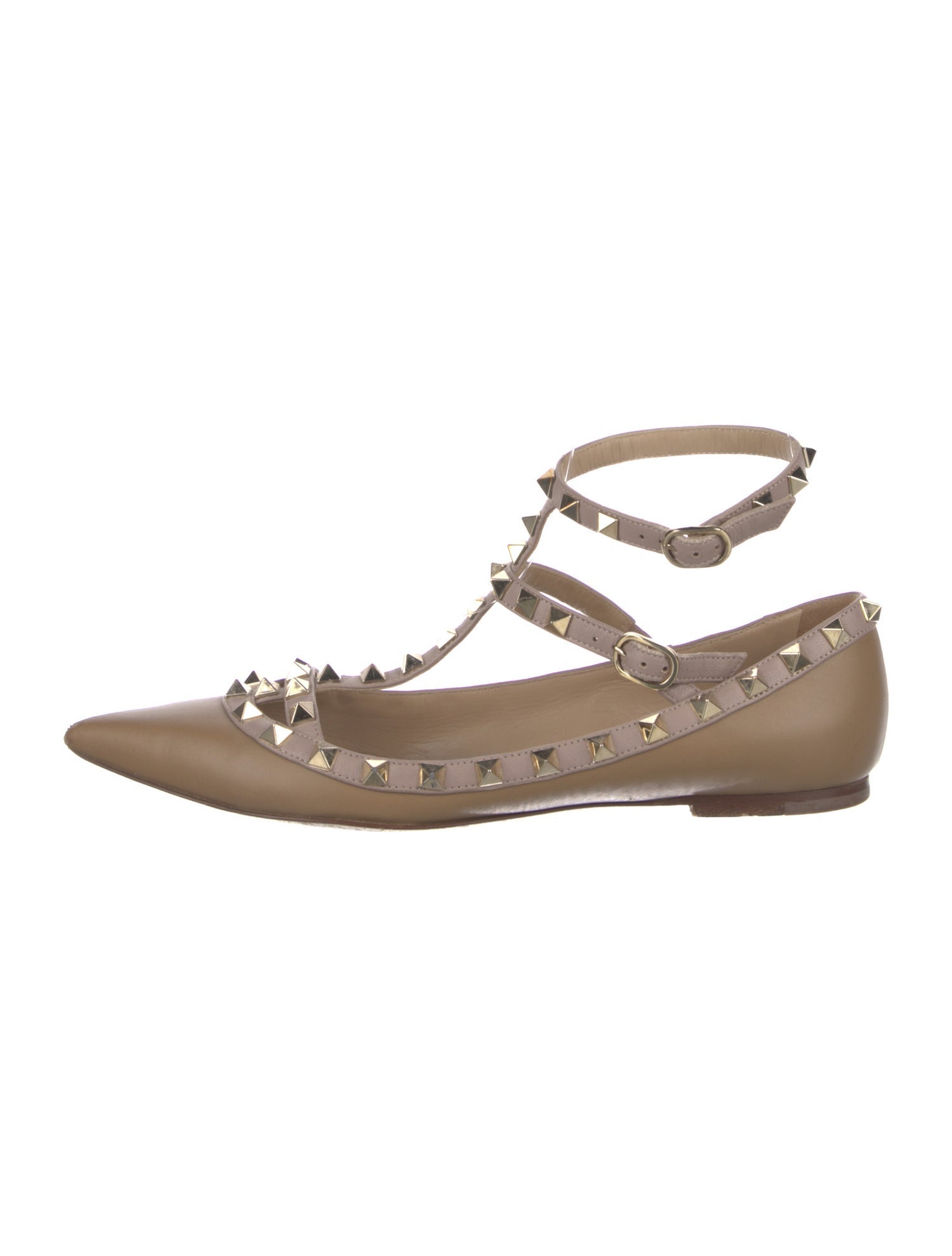Valentino Rockstud Rockstud Accents Ballet Flats