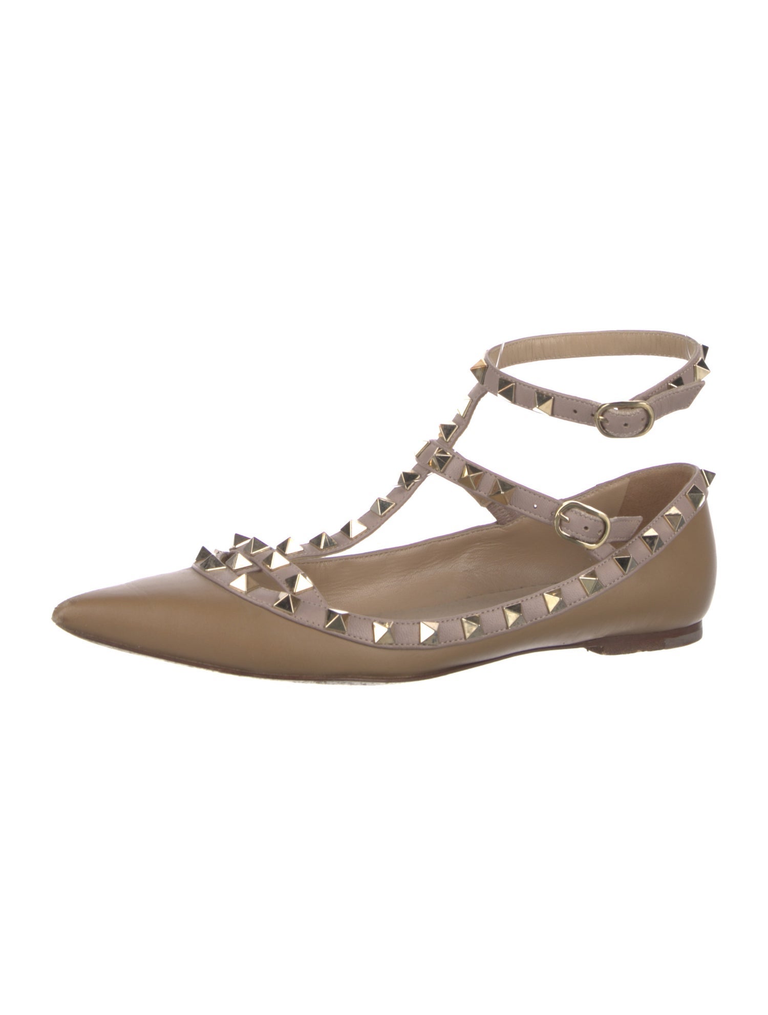 Valentino Rockstud Rockstud Accents Ballet Flats