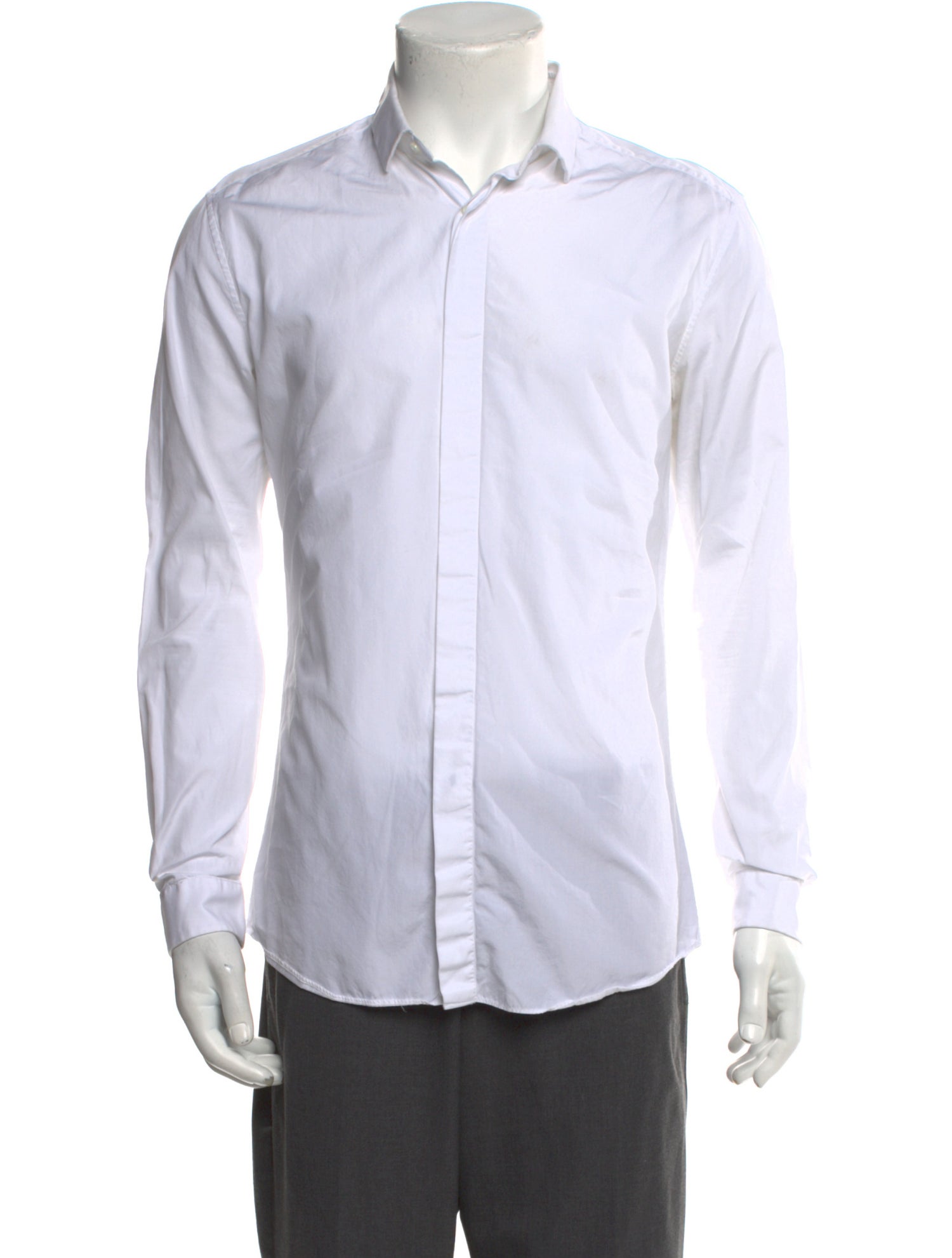 Valentino Rockstud Accents Long Sleeve Dress Shirt