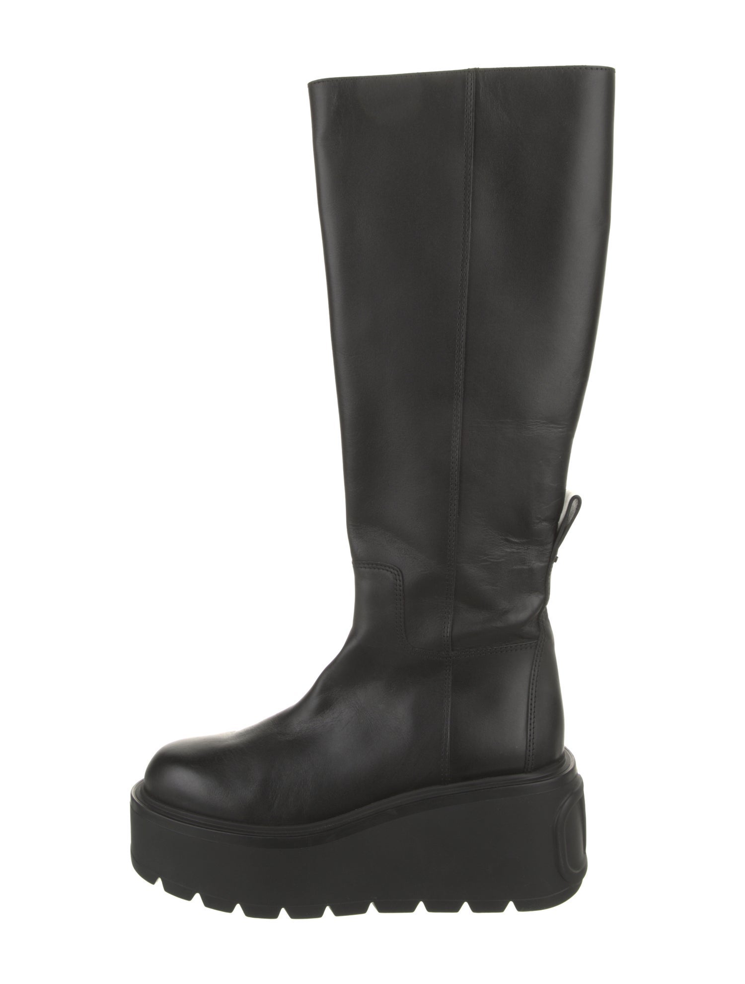 Valentino Rockstud Accents Leather Boots