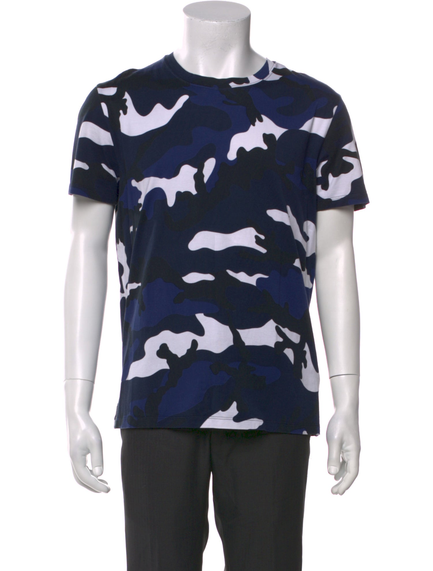 Valentino Rockstud Accents Printed T-Shirt