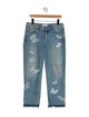 Valentino High-Rise Wide Leg Jeans