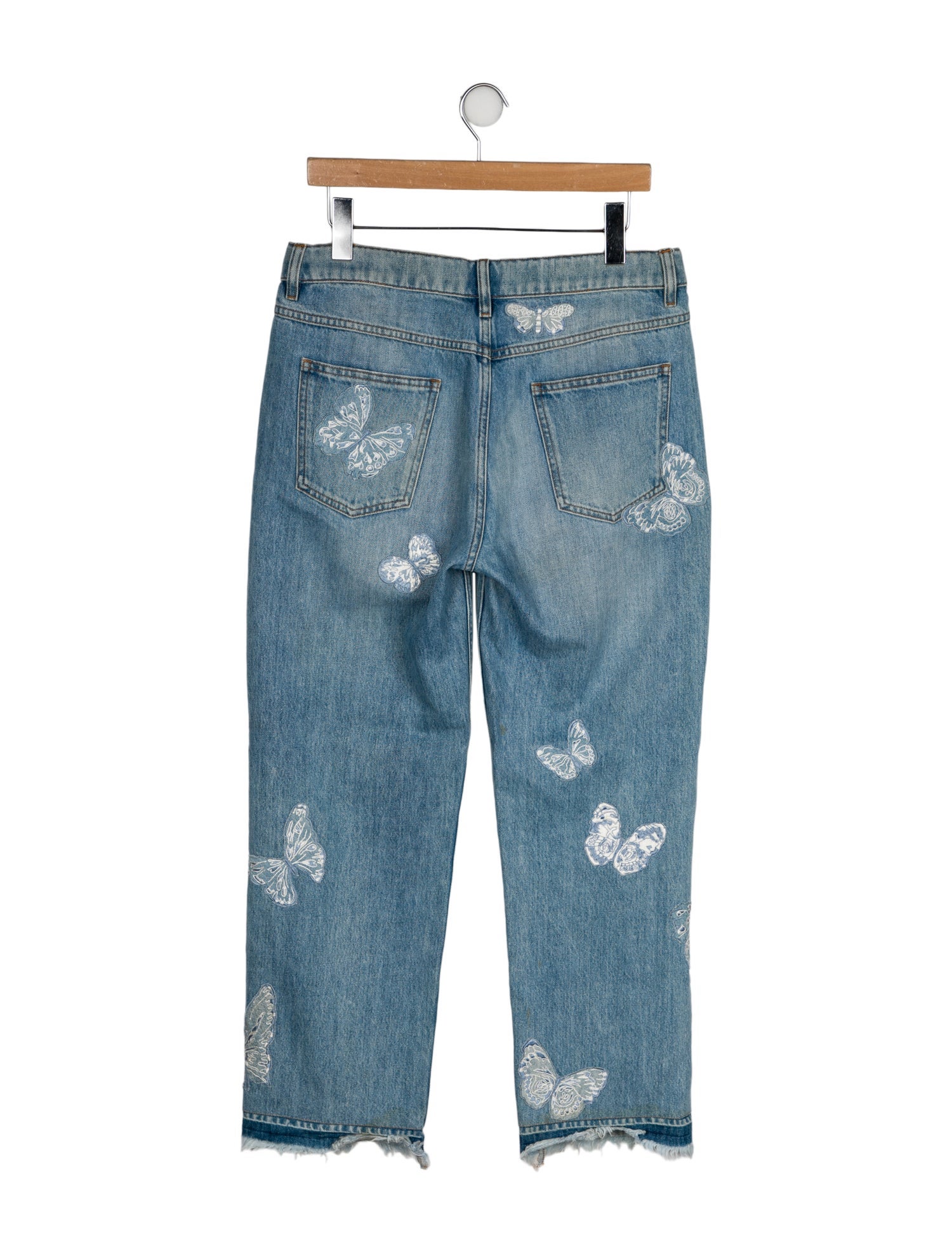 Valentino High-Rise Wide Leg Jeans