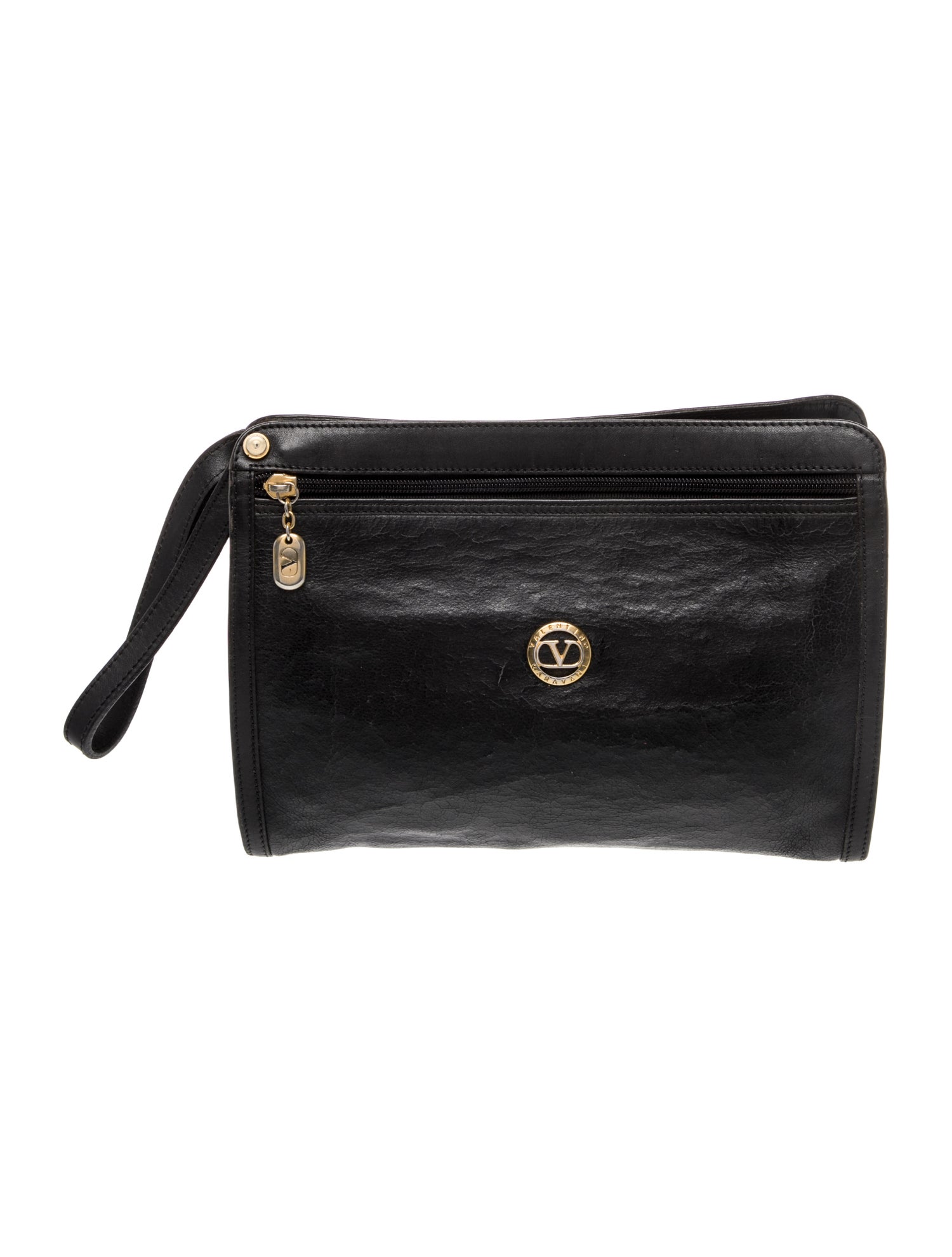 Valentino Leather Cosmetic Bag