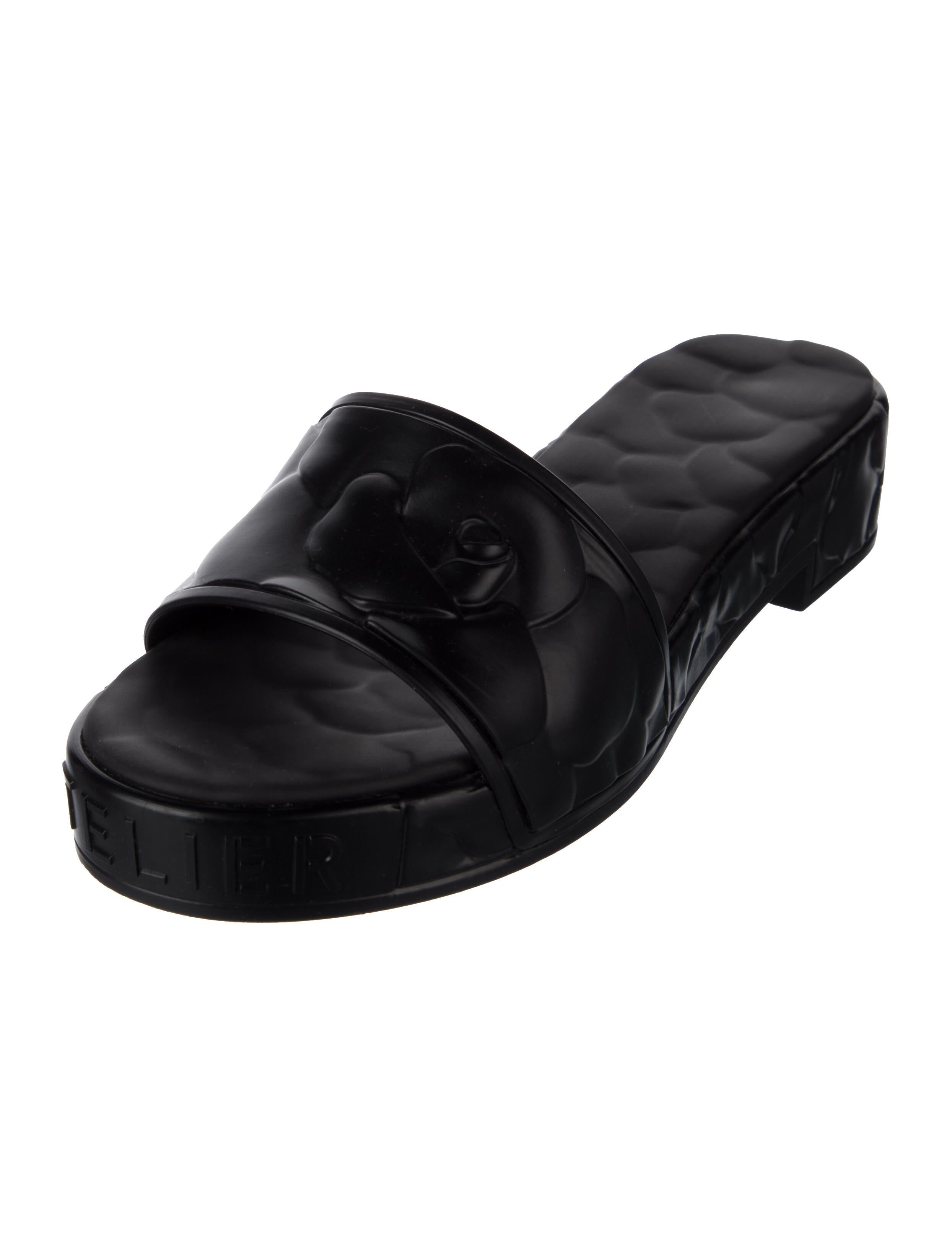 Valentino Camellia Accent Rubber Slides