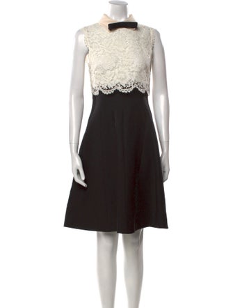 Valentino Virgin Wool Knee-Length Dress