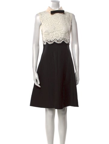 Valentino Dresses Virgin Wool Knee-Length Dress S